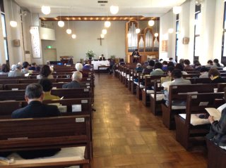 定期教会総会の様子