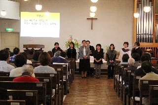 奏楽者の任職式と紹介
