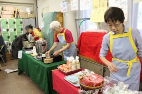 コーヒーなども販売しました。