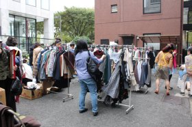 古着売り場のようす