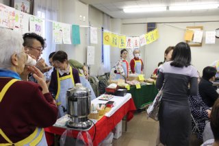 コーヒー、抹茶、和菓子等もありました