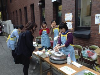 子どもたちもお手伝い