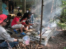 火起こし隊参上！