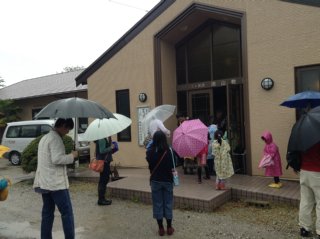 南山教会に到着