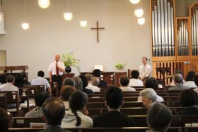 愛知西地区会長の吉澤永牧師よりお言葉