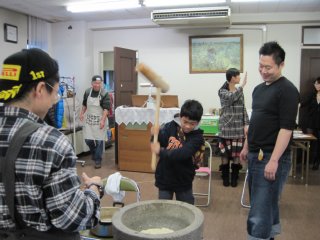 小学生ががんばりました