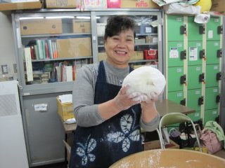 大きなお餅です