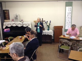 数名の教会員からお言葉がありました。