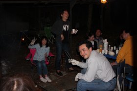 楽しい夕食でした。