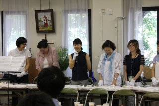 柳川先生の奥様の挨拶